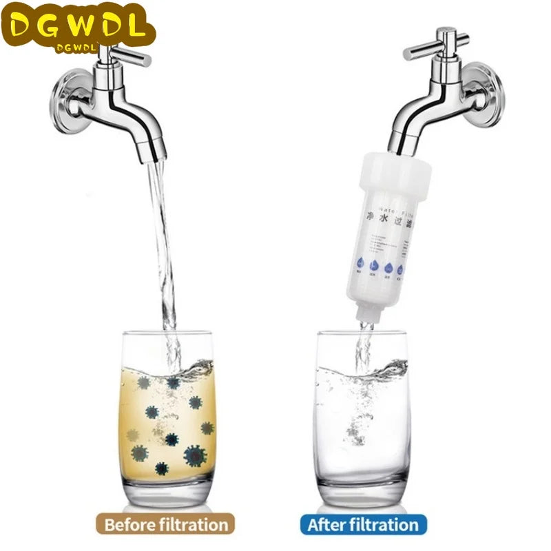 5'' PRE FILTER Water Filter Cartridge Washing Machine Filter with Adapter Bathroom Water Heater Toilet Household Purifier