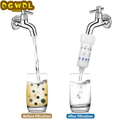 5'' PRE FILTER Water Filter Cartridge Washing Machine Filter with Adapter Bathroom Water Heater Toilet Household Purifier