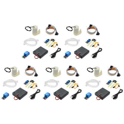 1-5Set Automatic Irrigation Module DIY Automatic Watering Kit Garden Water Pump Soil Moisture Sensor Relay Module for Arduino