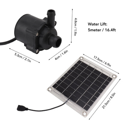20W Solar Water Pump Kit Farm Irrigation System With Switch Environmentally Friendly And Power Saving Stable Power Output