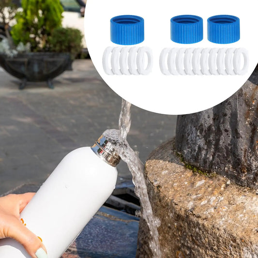 Water Filter Adapter 28mm Easy to Use for Water Bottle Filtration Cleaning Coupler Threaded Water Filter for Outdoor Use Camping