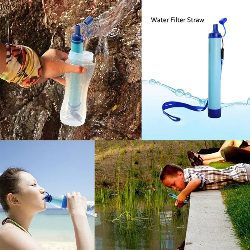 Outdoor Camping Emergency Water Filter, Outdoor Life Emergency Filtration, Direct Drinking, Individual Water Purifier, Steriliza