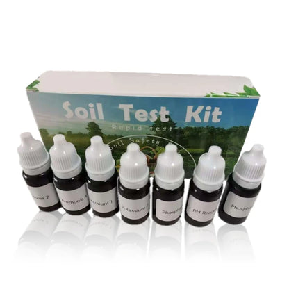 Soil Test Kit for pH Nitrogen Phosphorus Potassium Soil NPK Testing Kit Rapid Garden Soil Tester for Plants Garden Lawn Farm