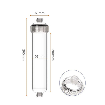 Water Purifier DIY Filter Material Bottle Removable Empty Shell Multifunctional PET Filter Tube Water Dispenser Accessories