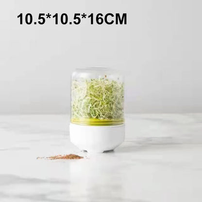 Countertop Sprouter Sprouts Growing Kit Reusable Household Kitchen Bean Plants Sprouting System Seeds Crop Container Supplies