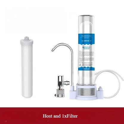 Water Purifier Household Direct Drinking Tap Filter Tap Water Transparent Water Filter Ceramic Cartridge