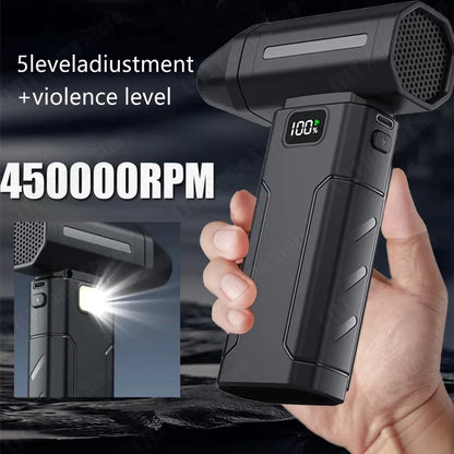 Powerful Blower High Speed Mini Duct Turbo Violent Jet Fan 450000 RPM Violent Fan High-Performance Brushless Motor