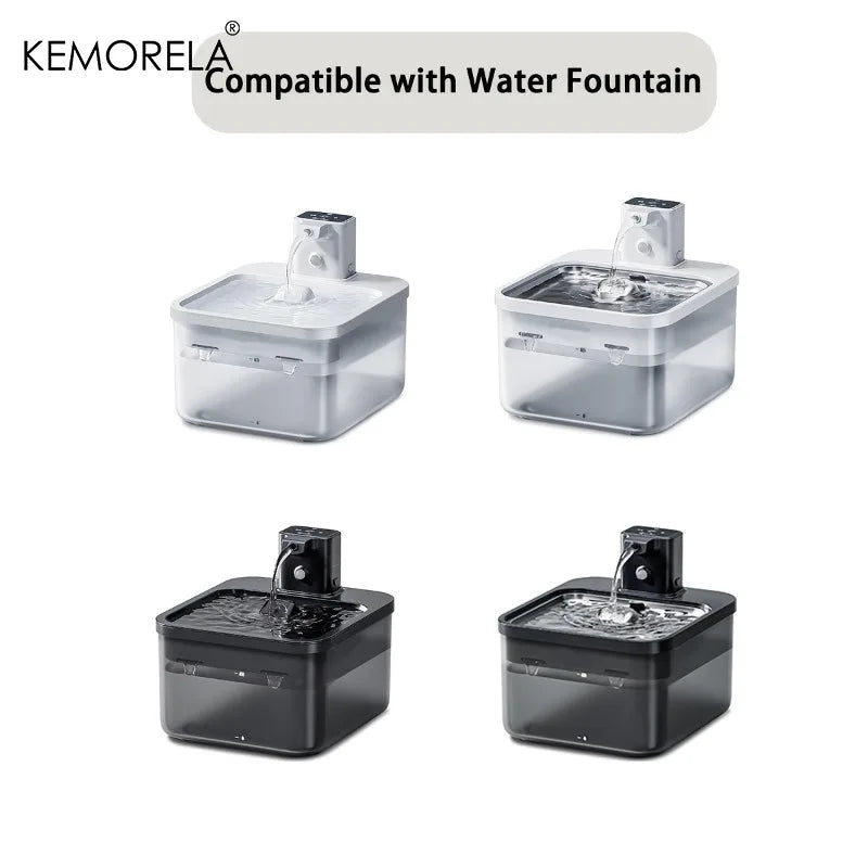 6/12PCS Cat Water Fountain Filters Replacement - with Activated Carbon Fit for Most Waterer Clean Drinking Water for Cats Dog