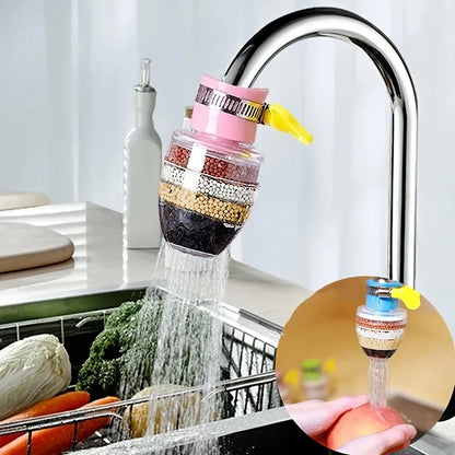 1pc Water Filter Suitable For 16-22mm Kitchen Faucet, Mini Tap Water Clean Purifier, Water Tap Heads Carbon Filter