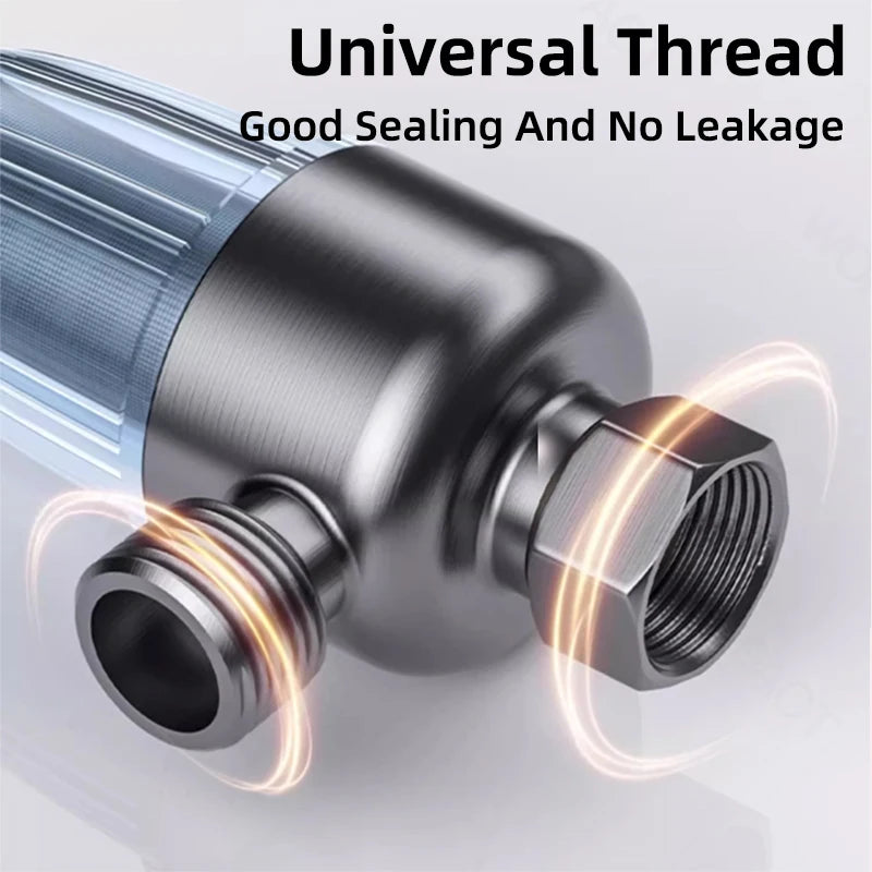 Bathroom Stainless Steel Water Heater Filter Filter Element Can Be Cleaned Brass Front Prefilter Detachable Filter Cartridge