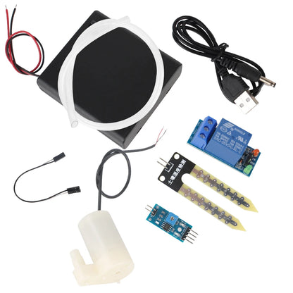 Soil Moisture Detection Garden Drip Watering Automatic Water Pump Module Kit DIY Watering Irrigation System