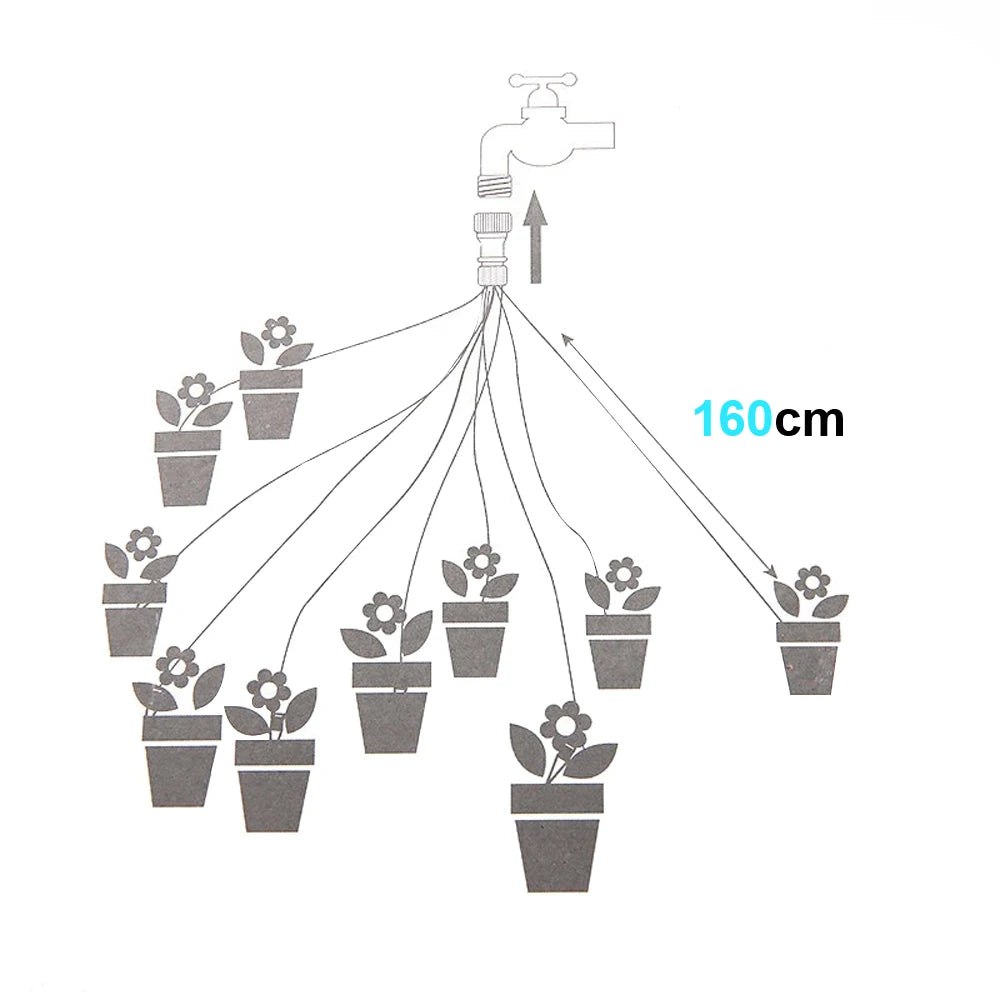 Plant Irrigation Tools Automatic Watering Device Auto Drip Arrow Garden Flower Watering Water Lazy Planting Kit Dripper Kits