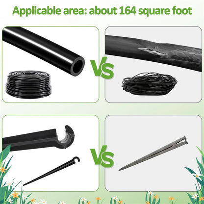 Garden Watering System 50M Drip Irrigation System Kits 4/7mm Blank Distribution Tubing Hose Automatic Irrigation Equipment