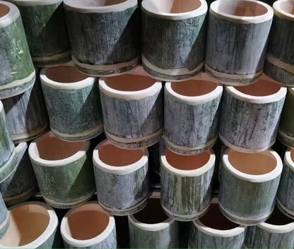 Bamboo tube milk tea cup, ice cream cup, fresh bamboo cup, large diameter bamboo, water cup, home decoration