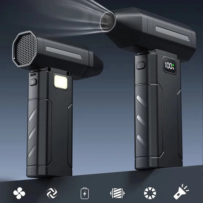 Powerful Blower High Speed Mini Duct Turbo Violent Jet Fan 450000 RPM Violent Fan High-Performance Brushless Motor