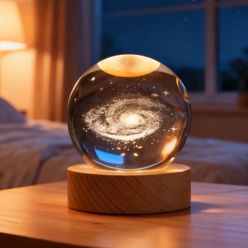 Crystal Ball Lamp Decorations Romantic Atmosphere Luminous Table Decorations Home Decoration Festive Atmosphere Good Things