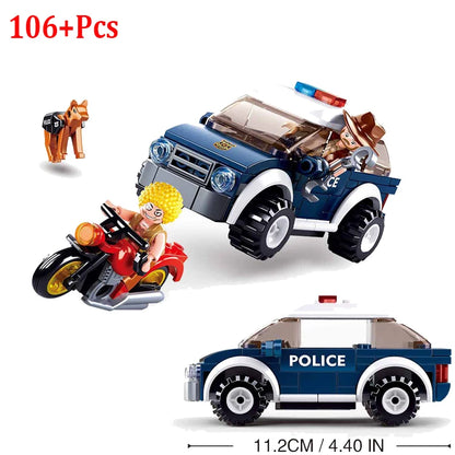 2021 Cartoon Creative Farm Series Farmer Tractor Building Bocks City Classic Educational Toys For Children Kids Birthday Gifts