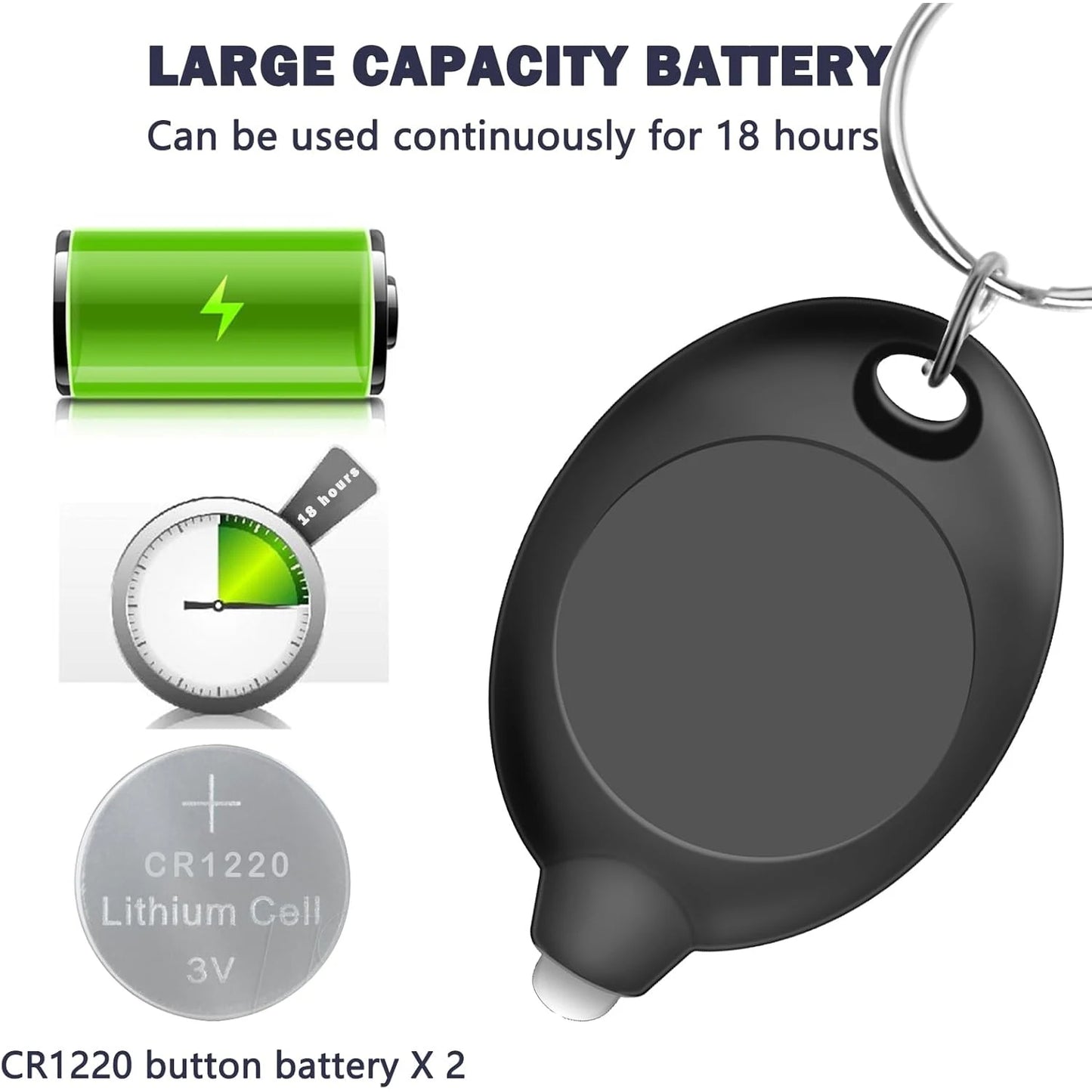 5 pcs led keychain flashlight mini led keychain light 12 lumens portable super bright battery powered keyring flashlight