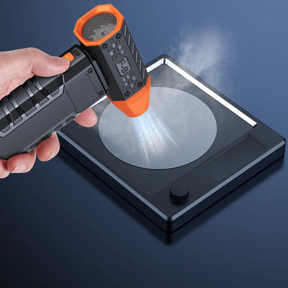 Mini Air Blower 160000 RPM Handheld Electric Turbo Jet Fan 52m/s Wind Speed Brushless Motor Violent Fan with LED Display