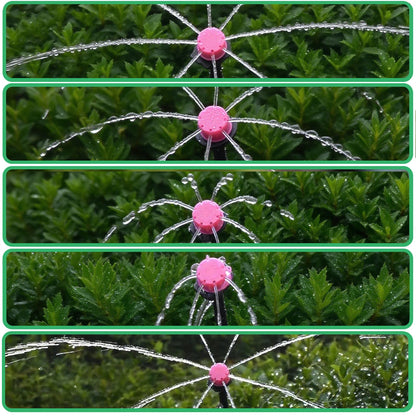 Garden 1/4'' Drip Irrigation Kit Automatic Watering System Nozzles for Farmland Bonsai Plant Flower Vegetable Greenhouse