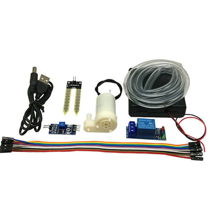 1-5set Automatic Irrigation Module DIY Automatic Watering Kit Garden Water Pump Soil Moisture Sensor Relay Module For Arduino