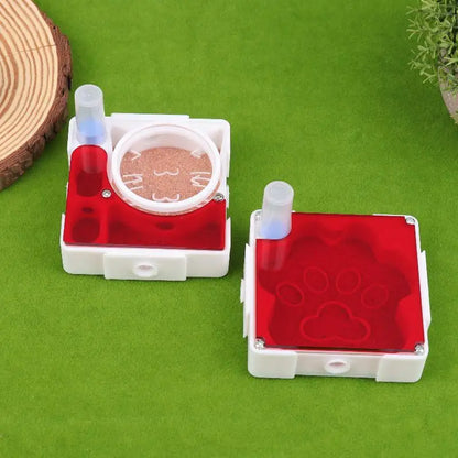 Ant Nest Formicarium with Dry/Wet Separation, All-in-One Ant Keeping Starter Kit Clear Acrylic Habitat Farm with Foraging Area