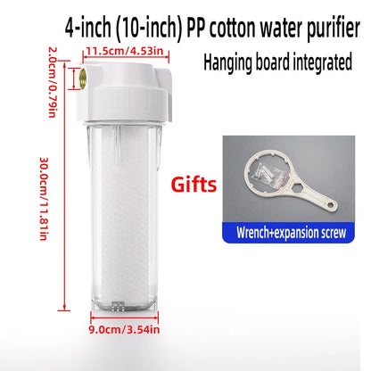5-inch 10-inch transparent Bottle Explosion-proof Filter Bottle Water Purifier Pre-filter Home Water Machine Shell Filter Access