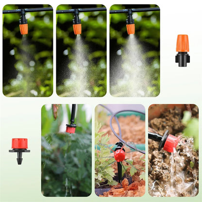 Garden Watering System 50M Drip Irrigation System Kits 4/7mm Blank Distribution Tubing Hose Automatic Irrigation Equipment