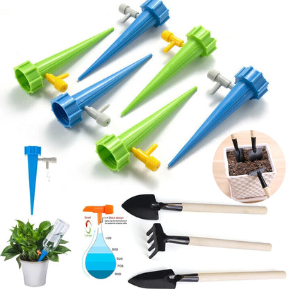 4-15pcs automatic watering kit, automatic watering device drip irrigation indoor plant watering device plant garden gadget ideas