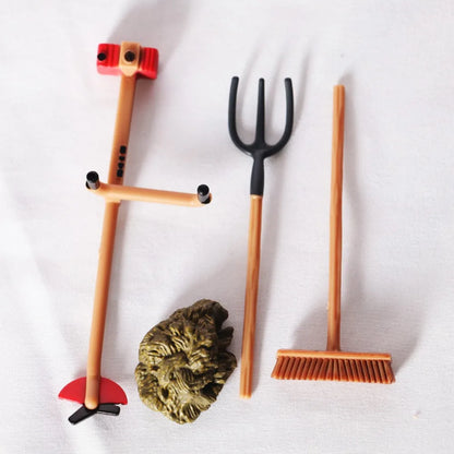 Simulation Models Dollhouse Simulation Vegetable Farm Mini Farm Garden Cart Mini Simulation Farm Model Vegetable Field