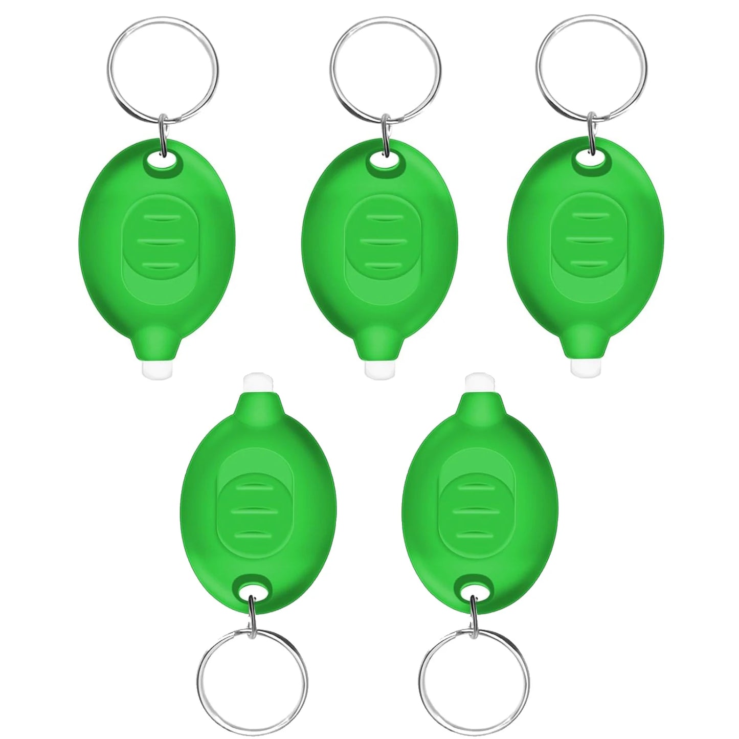 5 pcs led keychain flashlight mini led keychain light 12 lumens portable super bright battery powered keyring flashlight