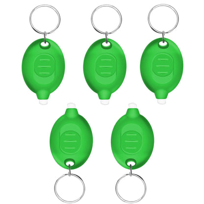 5 pcs led keychain flashlight mini led keychain light 12 lumens portable super bright battery powered keyring flashlight