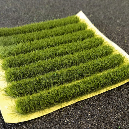 7Pcs/box Model Farm Crop Artificial Grass strip Model Scenery Material Bushes 8MM Miniature train garden landscape plants Tufts