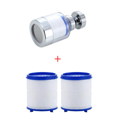 360 Degree Rotating Faucet Filters Bubbler Mount Anti-splash for Household Kitchen Bathroom Faucet Water Clean Filter Purifier
