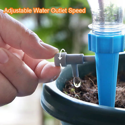 Drip Irrigation Kit For Pots Automatic Garden Plants Watering System Houseplants Waterer Greenhouse Flowers Adjustable Drippers