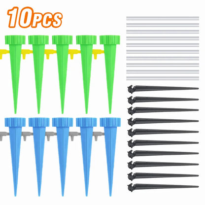 Drip Irrigation Kit For Pots Automatic Garden Plants Watering System Houseplants Waterer Greenhouse Flowers Adjustable Drippers