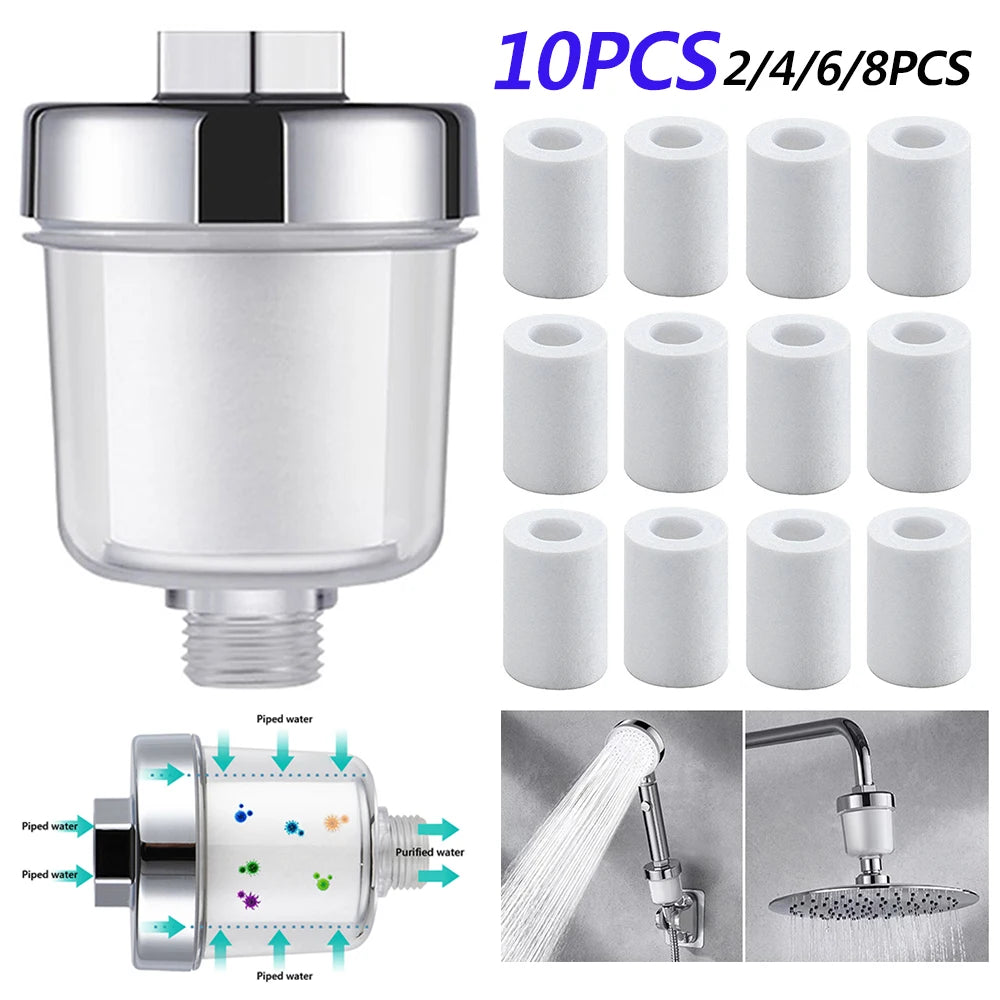 Water Outlet Purifier Kit Universal Faucet Filter Kitchen Bathroom Shower Filter Transparent Bathroom Filtration System For Home