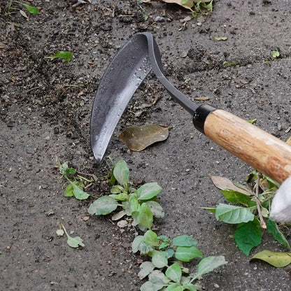 Farm Tools Hoes Triangle Furrow Hoe Household Agricultural Weeding Hoe Planting Vegetable Gardening Loosening Soil Weeding Tools