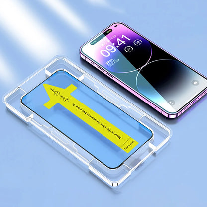 Oleophobic Coating Dust Free Screen Protector For iPhone 17 Pro Max 16 15 13 11 12 14 Pro Max SE 7 8 XR Easy Installation Glass