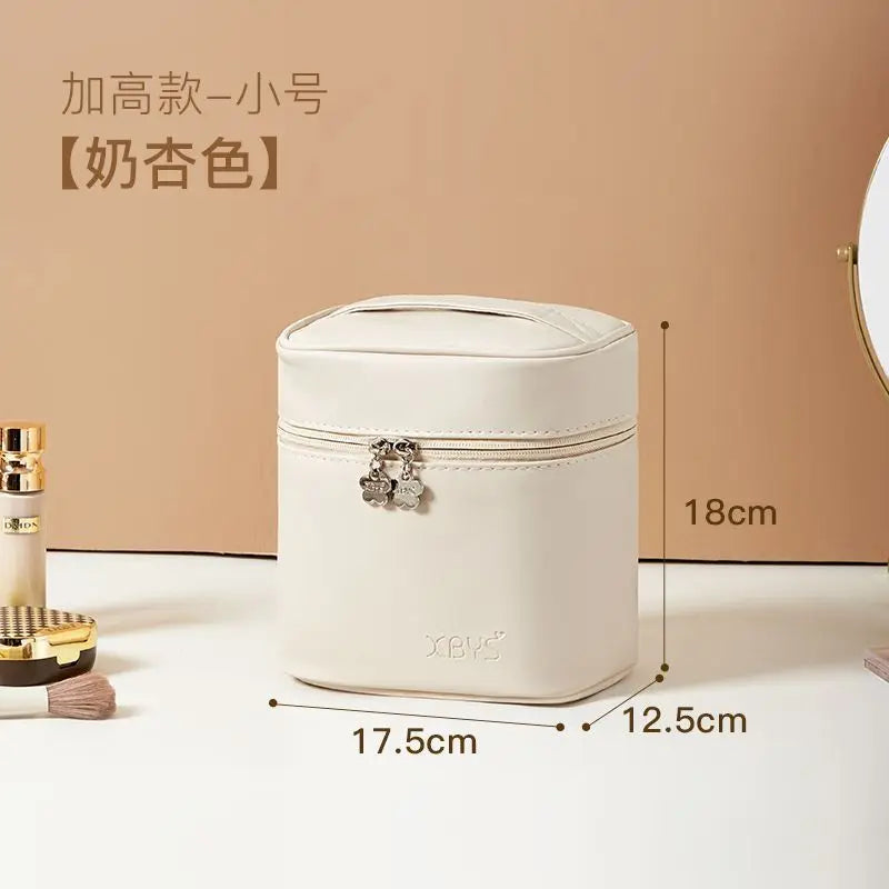 New Cosmetics Organizer Vertical Large-capacity Cosmetic Bag Deep Portable Handheld Waterproof Out Wash Storage Bag