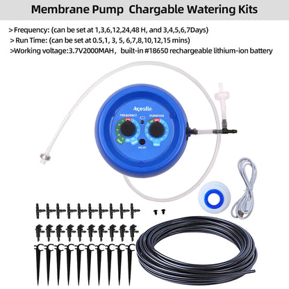 Automatic Micro Home  Drip Irrigation Watering Kits System Sprinkler with Smart Controller for Garden,Bonsai Indoor Use #22018