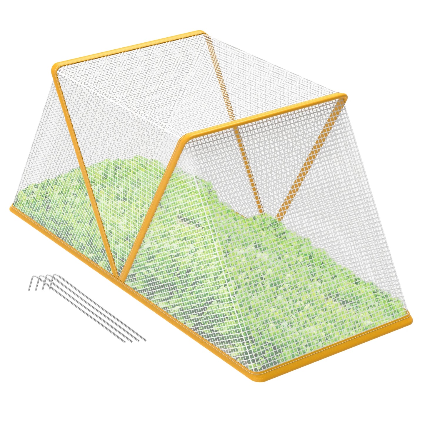 Greenhouse Cover Foldable Garden Vegetable Flower Insect-Proof Bird Portable Winter Warm Anti-uv Windproof Planting Greenhouse