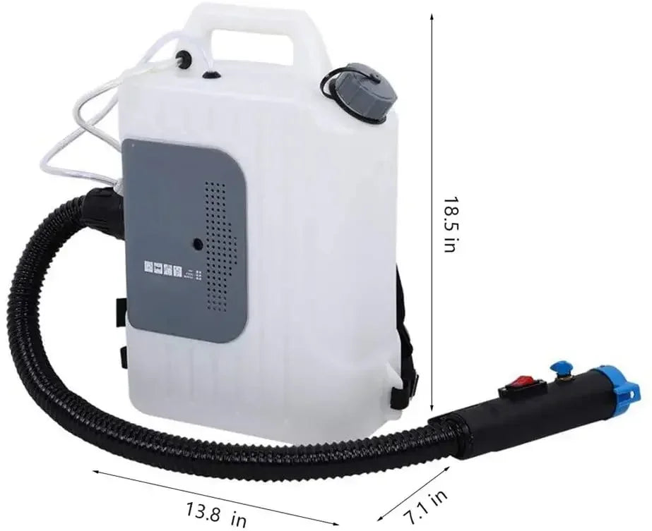 Agricultural Knapsack Power Sprayer 10 L Electric Ulv Nebulizer Farm for Indoor Public Places Garden Industry Office Farm