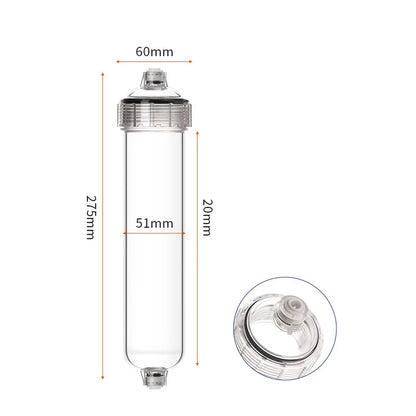 Water Purifier DIY Filter Material Bottle Removable Empty Shell Multifunctional PET Filter Tube Water Dispenser Accessories