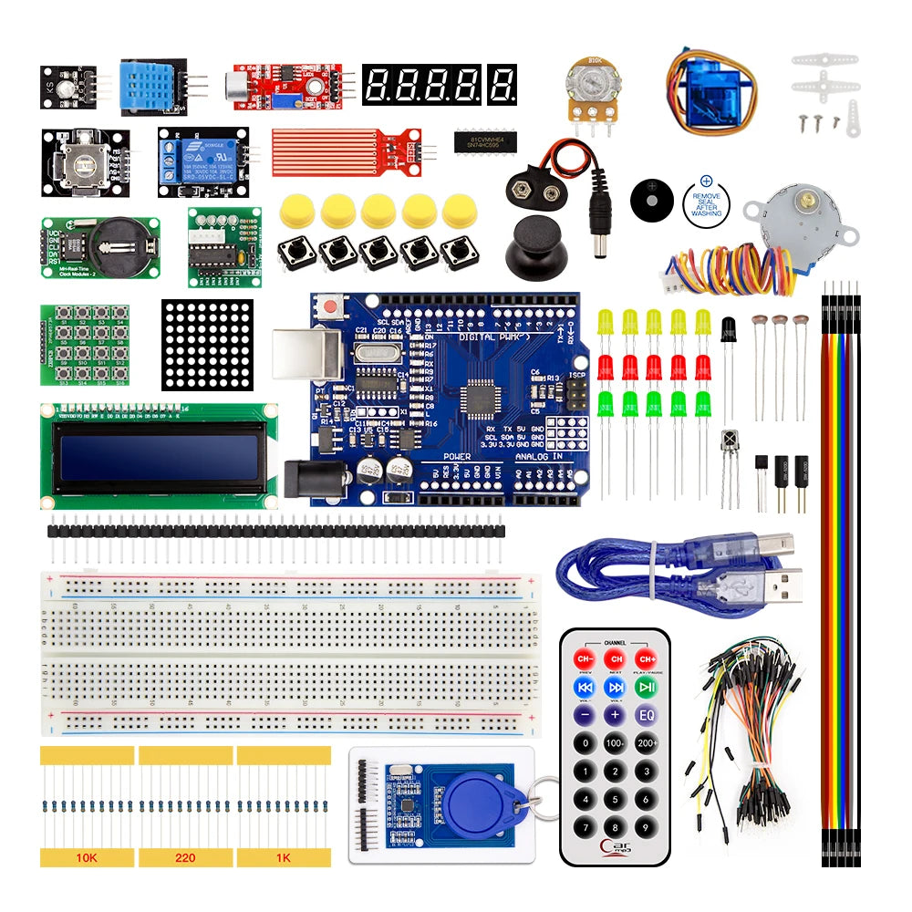 KS Complete Starter Kit Programming Learning Kit + Projects for Arduino UNO R3 Starter Kit + Online Tutorial DIY Electronic Kit
