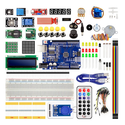 KS Complete Starter Kit Programming Learning Kit + Projects for Arduino UNO R3 Starter Kit + Online Tutorial DIY Electronic Kit