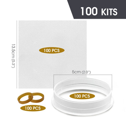 Mushroom Planting Bag Fruiting Ring Kit for Farm Edible Fungus Cultivation Garden Planter Tool Breathable Non-Woven Sealing Film