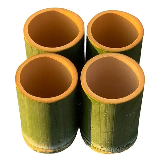 Bamboo tube milk tea cup, ice cream cup, fresh bamboo cup, large diameter bamboo, water cup, home decoration