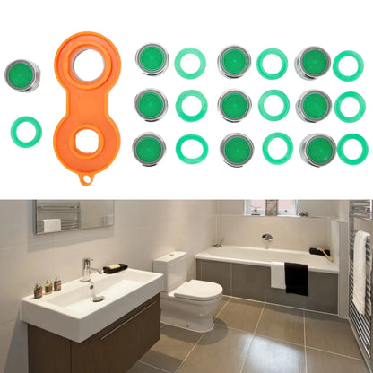 10pcs Water Saving Faucet Aerator Replaceable Filter Mixed Nozzle M24 24mm Thread Bathroom Faucet Bubbler Accessories