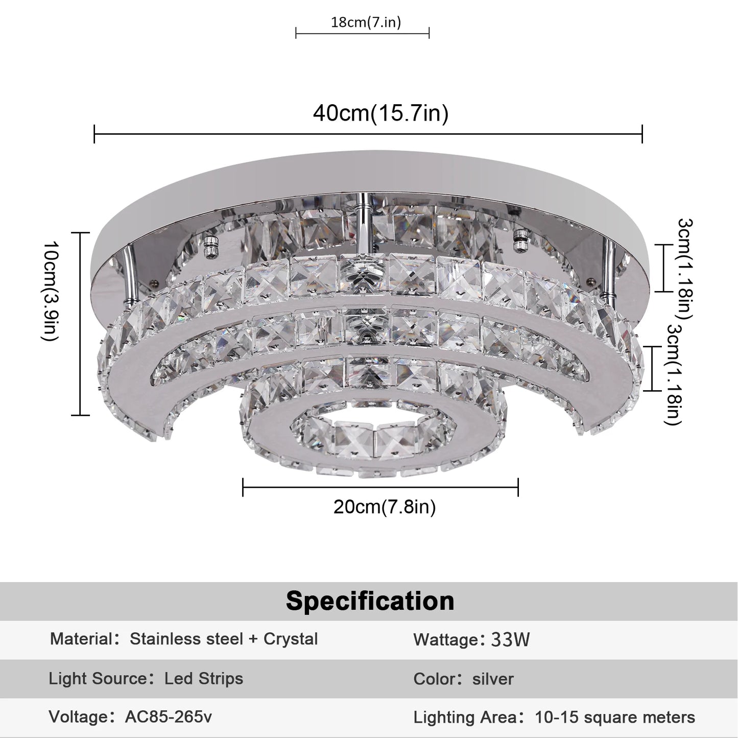 Crystal Led Ceiling Lamp Modern Chandelier Bedroom Living Dining Room Pendant Light Moon Sun Designed Decor Fixture Home Lustre